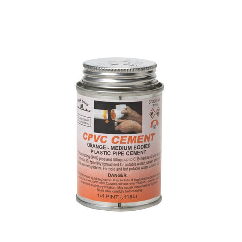Black Swan's CPVC Cement - Orange - Medium 16 oz.