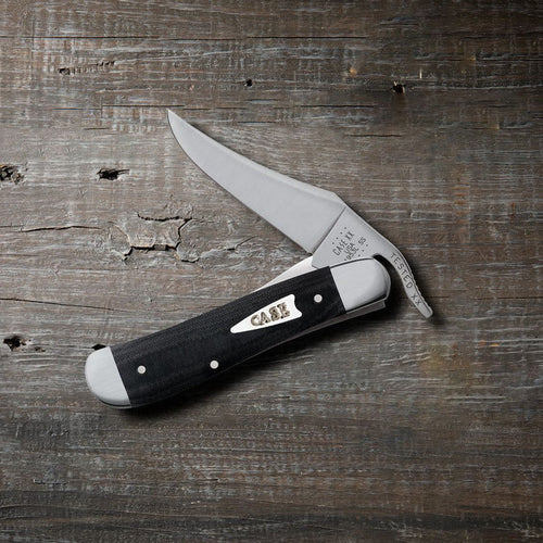 Case Smooth Black Micarta® RussLock®