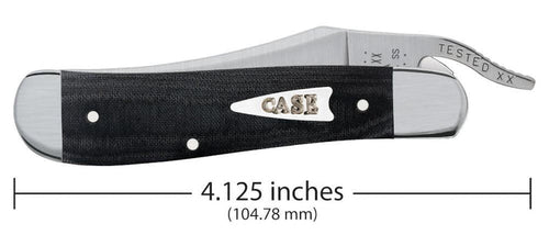 Case Smooth Black Micarta® RussLock®