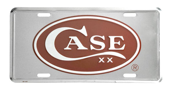 Case Oval Logo License Plate