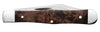 Case Smooth Brown Maple Burl Wood Small Swell Center Jack